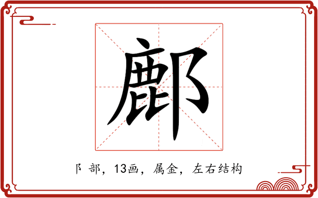 鄜 鄜