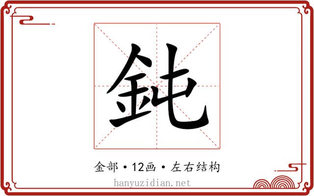 鈍 鈍