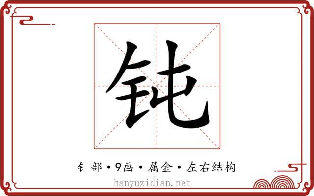钝