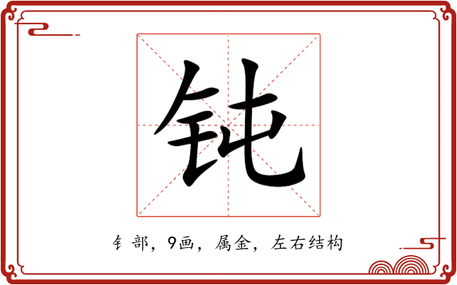 钝 钝