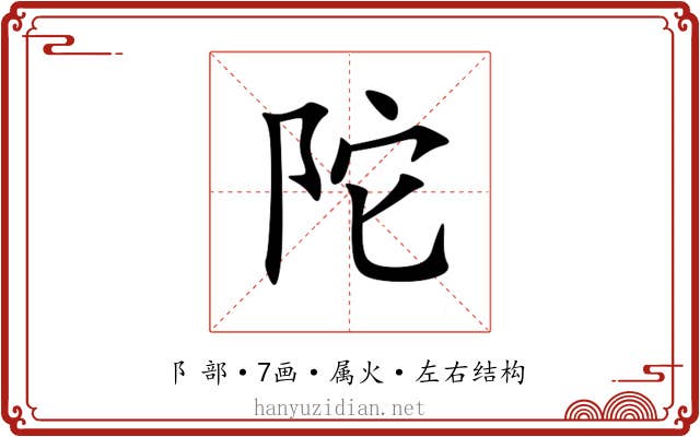 陀 陀