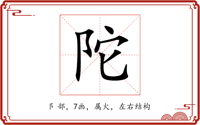 陀 陀