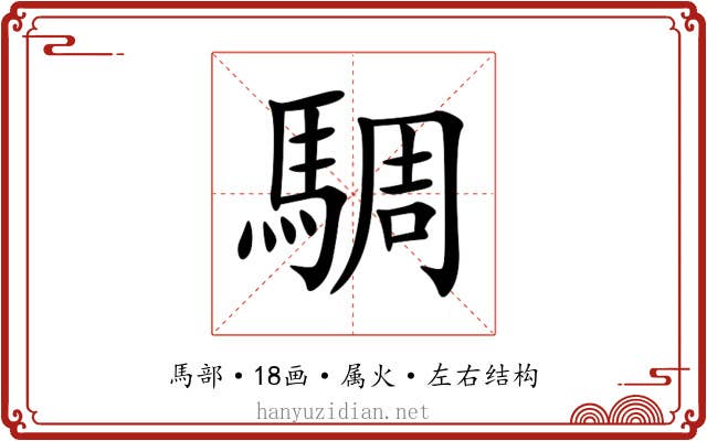 騆 騆