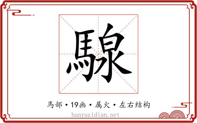騡 騡