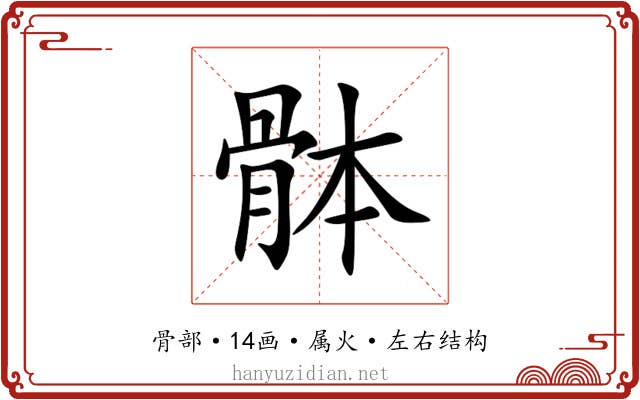 骵 骵