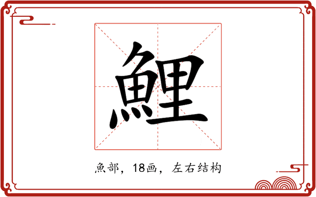 鯉 鯉